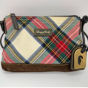 Dooney & Bourke Plaid Crossbody Bag - Red, Green, Brown